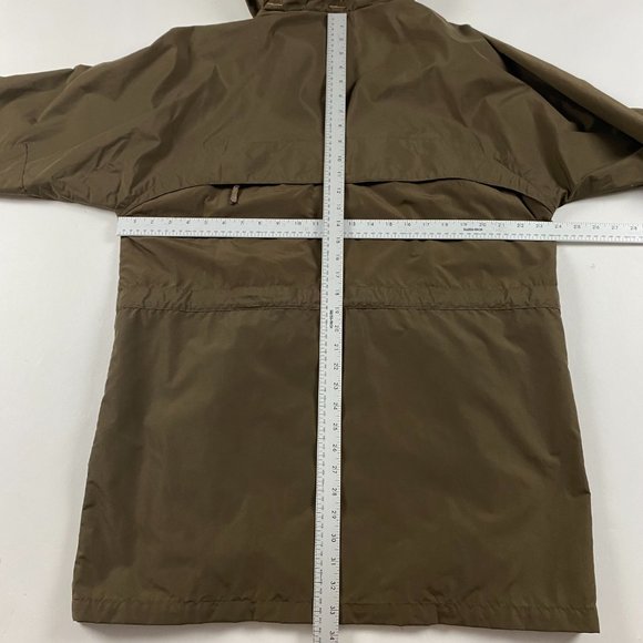 Lands' End Packable Mountain Lite Parka Jacket Men's Medium Brown Purple Nylon - Picture 13 of 15